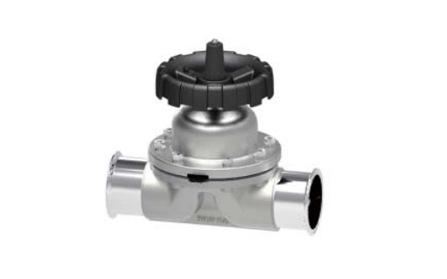 衛生級手動(dong)不鏽鋼隔膜閥(fá)